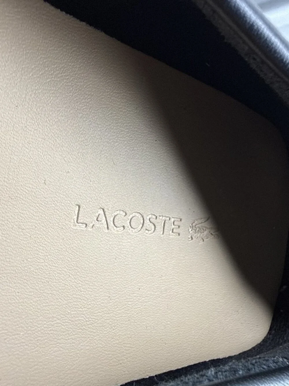 Lacoste Concour Driving Style Loafer Black, 12 Softest Leather Very Nice
